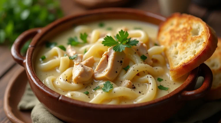 Creamy Chicken Noodle Soup