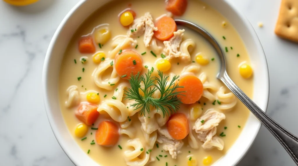 Creamy Chicken Noodle Soup