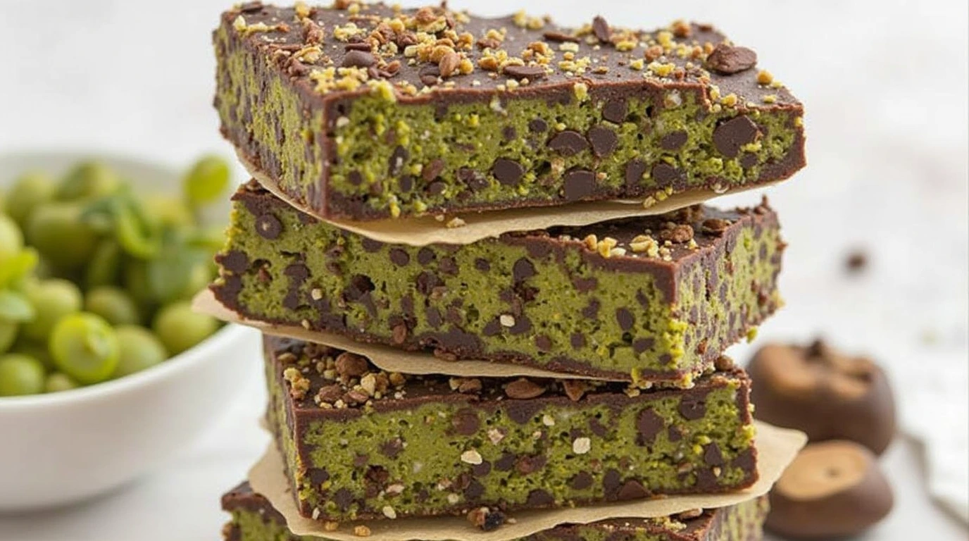 Vegan Chocolate Matcha Energy Bars 4 Vegan Chocolate Matcha Energy Bars
