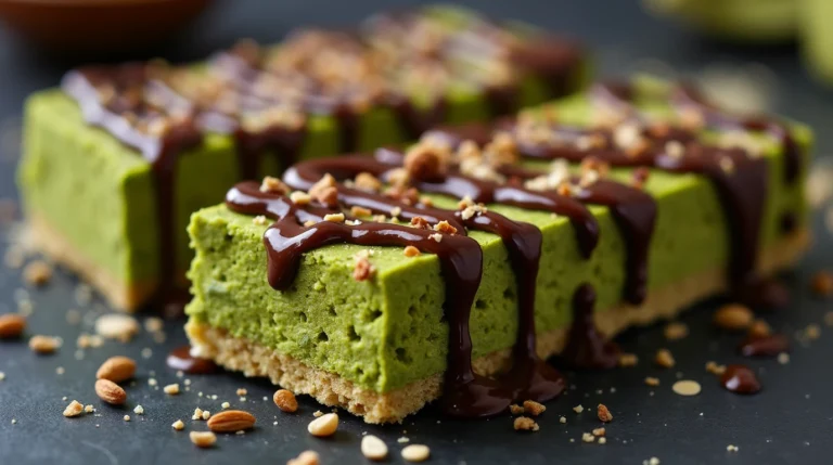 Vegan Chocolate Matcha Energy Bars