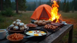 What to cook when camping is easy