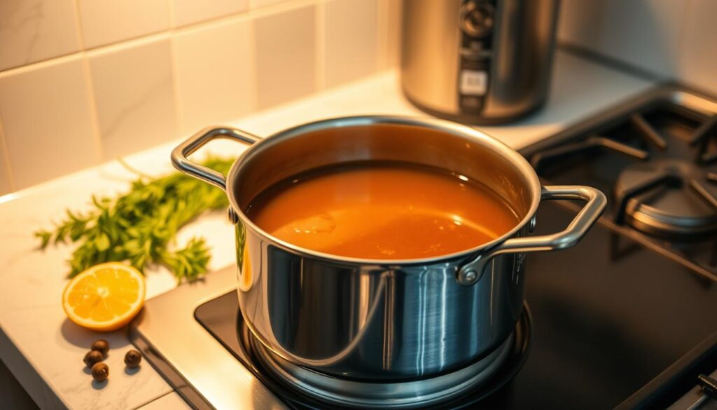 Au Jus Sauce Preparation