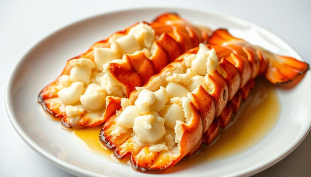 Perfectly cooked lobster tails