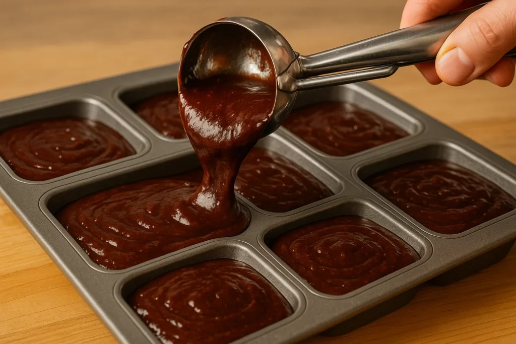 baking brownies from the inside out 